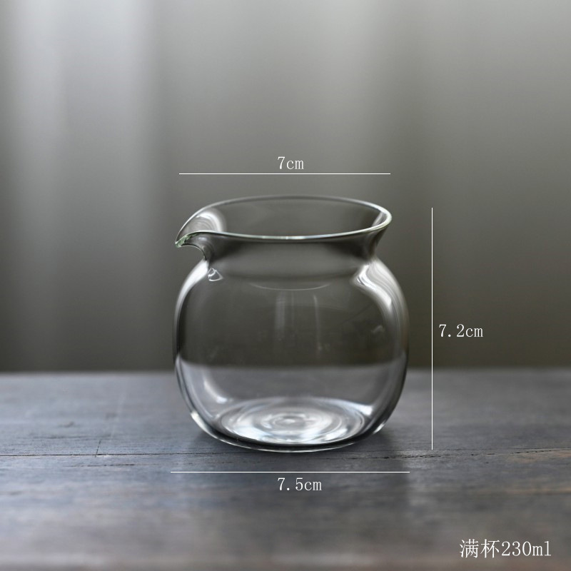 Tống chuyên trà thủy tinh chịu nhiệt Borosilicate cao cấp Dung Tích 230 ml