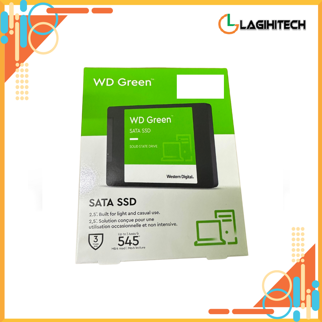 (Giá Hủy Diệt) Ổ Cứng SSD Western Digital Green 2.5 inch SATA iii 240GB / 480GB / 1TB Model G3G0A mới nhất 2023 - Hàng Chính Hãng