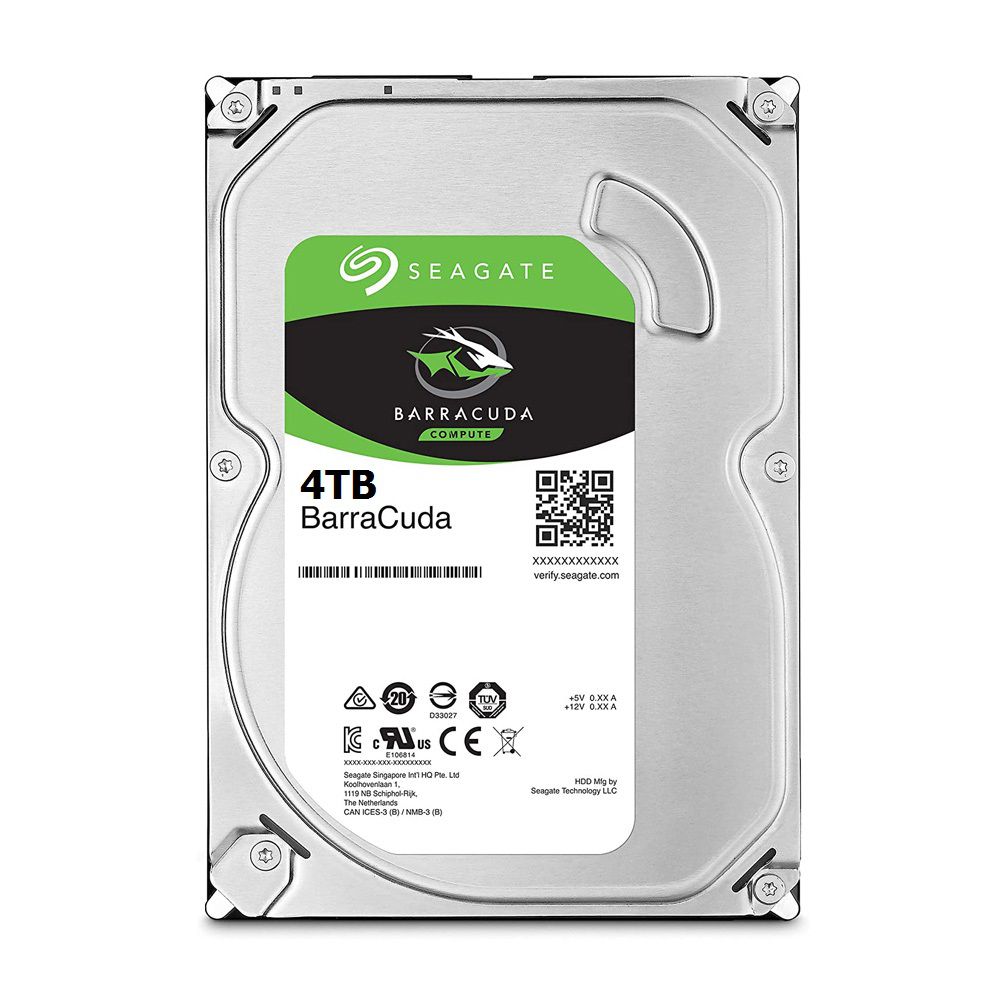 Ổ cứng HDD Seagate Barracuda 4TB ST4000DM004 3.5 inch 5400RPM, SATA, 256MB Cache - Hàng chính hãng