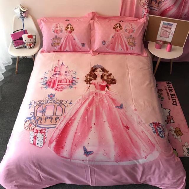Bộ Chăn ga Cotton Disney - Công chúa 100% Cotton hàng nhập khẩu