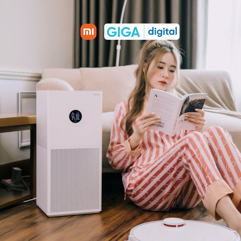 Máy lọc không khí Xiaomi Mi Air Purifier 4 Lite - Hàng Chính Hãng - Bản Quốc tế - Tiếng Việt