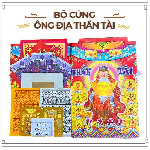 Giấy Cúng Ông Địa Thần Tài Mùng 10 Hằng Năm - Thiên Lộc