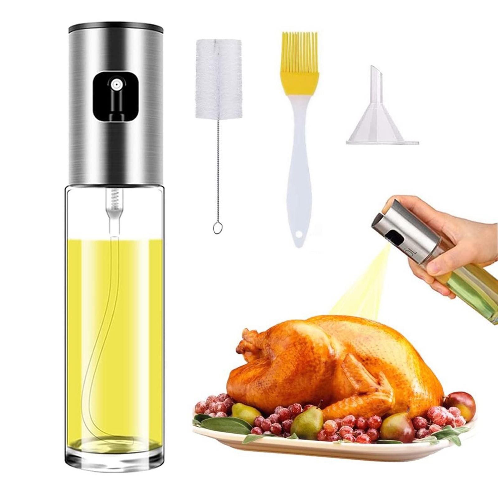 Olive Oil Sprayer Mister Spray Bottle Refillable Oil Dispenser for BBQ Salad Baking Roasting Grilling Hair Spray Bottle