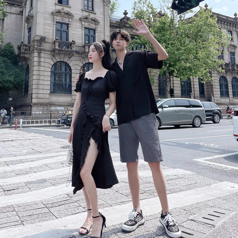 Set váy áo đôi nam nữ bán chạy