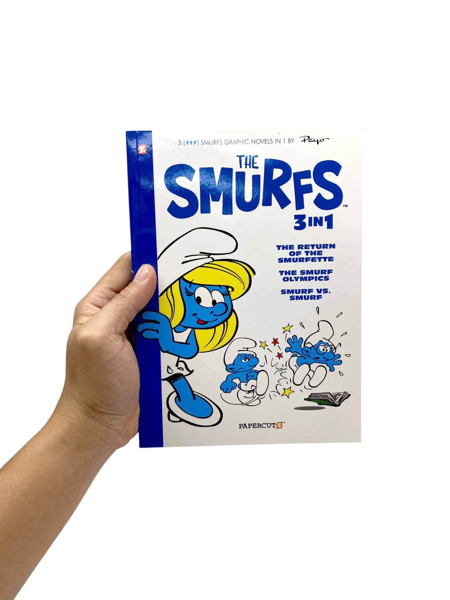 Sách ngoại văn: The Smurfs 3-In-1 #4 - The Return Of Smurfette, The Smurf Olympics, And Smurf Vs Smurf