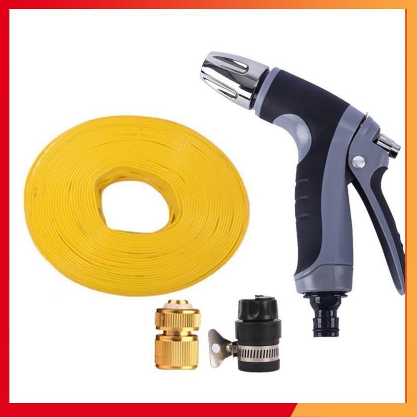 Bộ dây và vòi xịt tăng áp rửa xe tưới cây 20M 206817