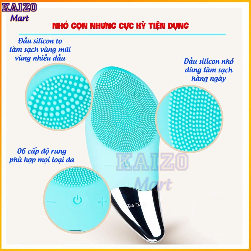 Máy rửa mặt Kaizo Mart công nghệ mới TẶNG QUẤN ĐẦU - BH 06 THÁNG – Rửa mặt – Massage nâng cơ hiệu quả