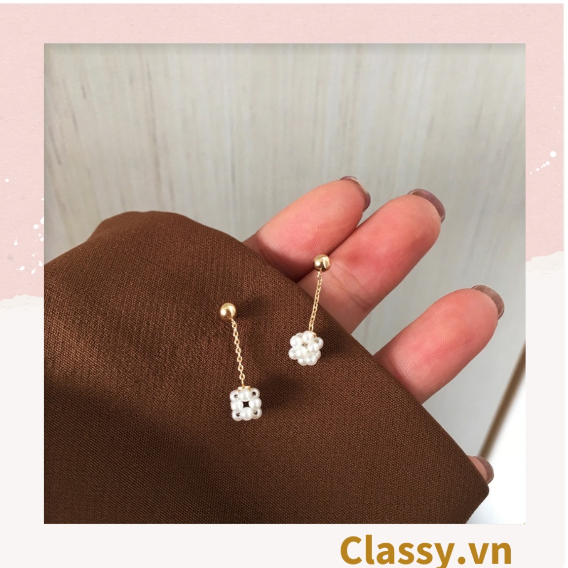 Khuyên tai Bông tai Hoa tai Classy hoa nhiều kiểu dáng độc đáo dễ thương PK1599