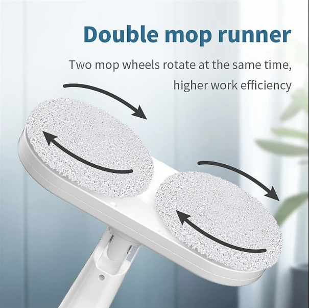 Cao cấp - Máy lau nhà điện thông minh 2000mAh Amalda Cleaner