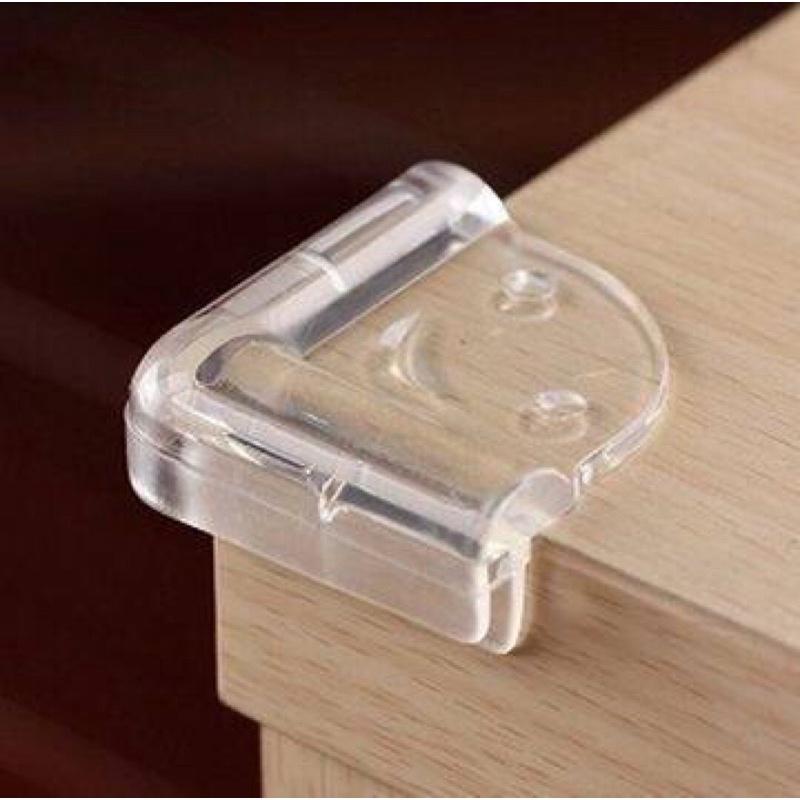 Miếng bọc cạnh bàn bằng Silicon chống va chạm bảo vệ an toàn cho bé CHỮ L - Miếng bịt góc bàn chống va đập kiểu vuông L