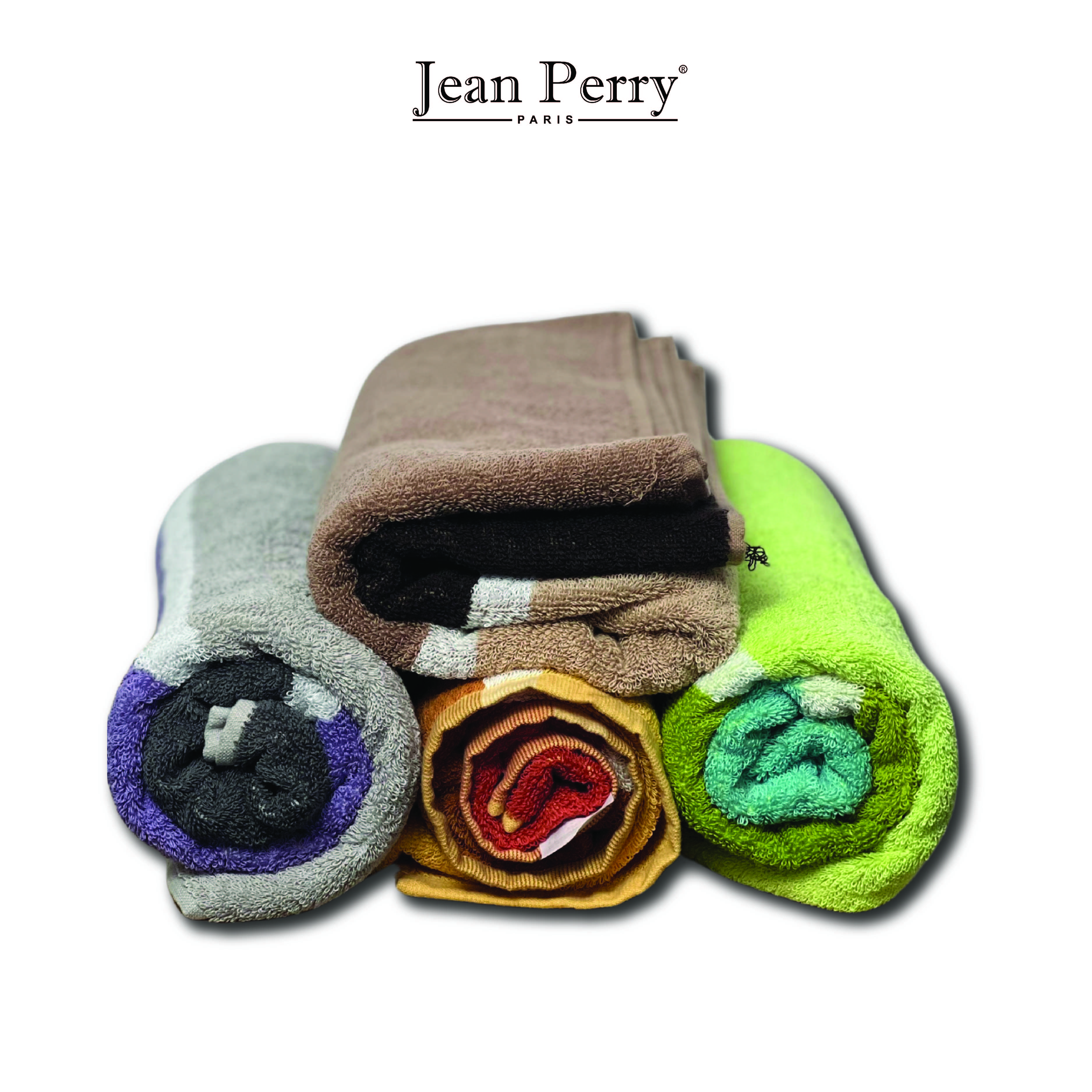 Khăn tắm cotton Jean Perry 3Big Stripe 70x140cm