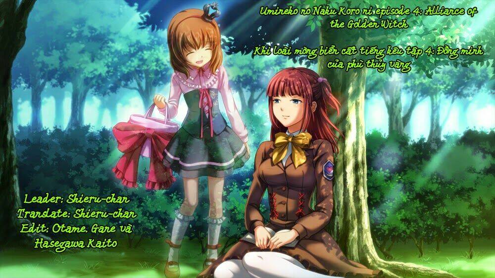 umineko no naku koro ni episode 4: alliance of the golden witch chapter 3 1