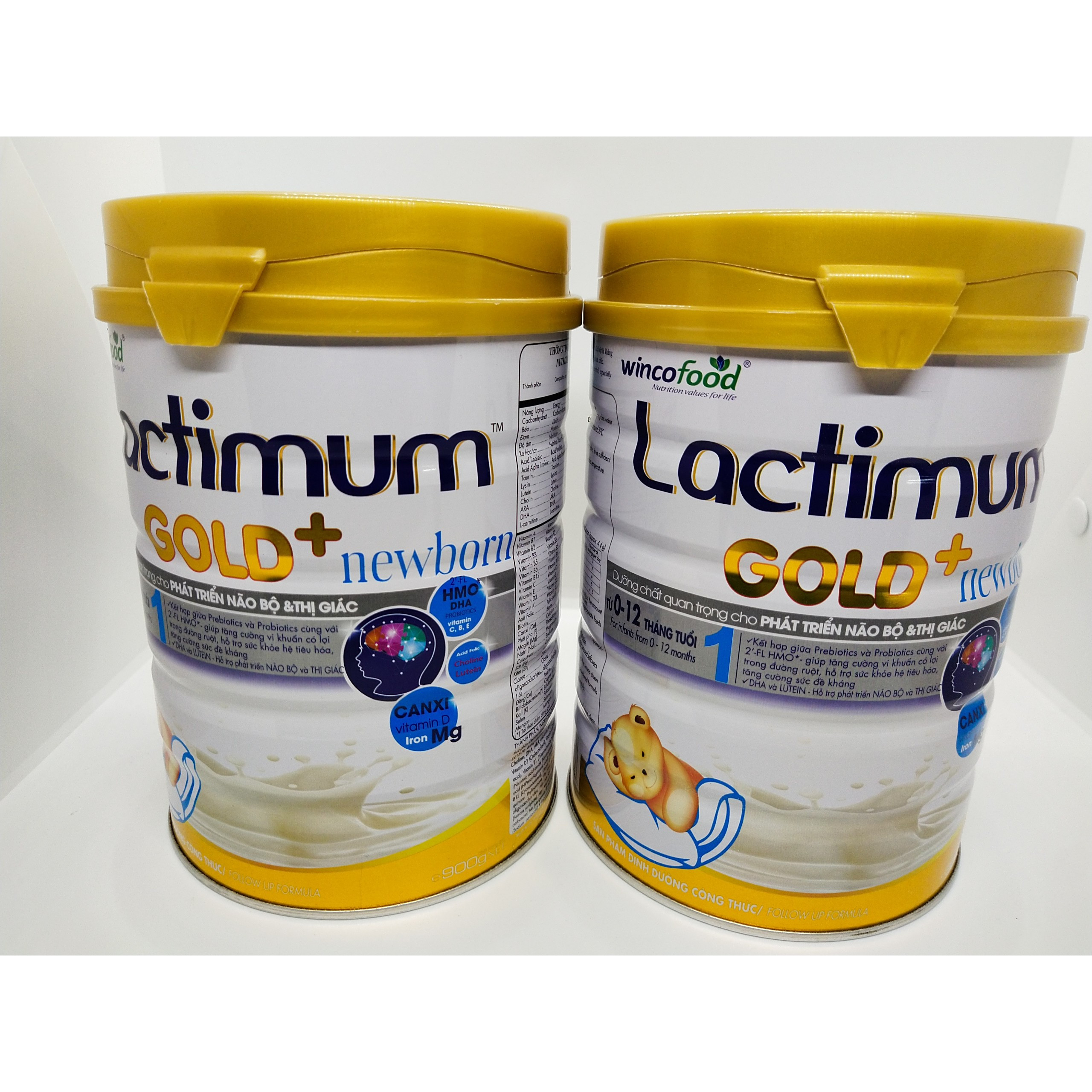 2 Hộp Sữa Bột Wincofood Lactimum Gold + Newborn 1: 0 – 12 tháng tuổi (900 gam) (Tặng nón bảo hiểm Wincofood)