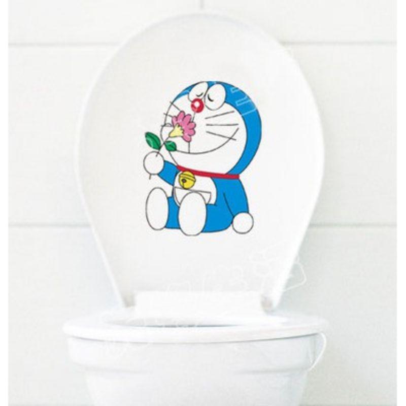 DECAL DÁN NẮP BỒN CẦU DOREMONDORAEMON HOUSE