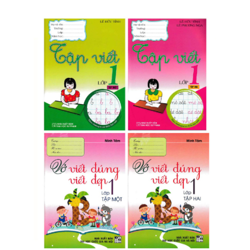 Combo Vở Viết Đúng Viết Đẹp Lớp 1 + Tập Viết Lớp 1  _HA