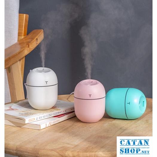 Máy xông tinh dầu Mini Humidifier cho phòng ngủ và trên xe hơi, Máy khuếch tán tinh dầu phun sương tỏa hương thơm