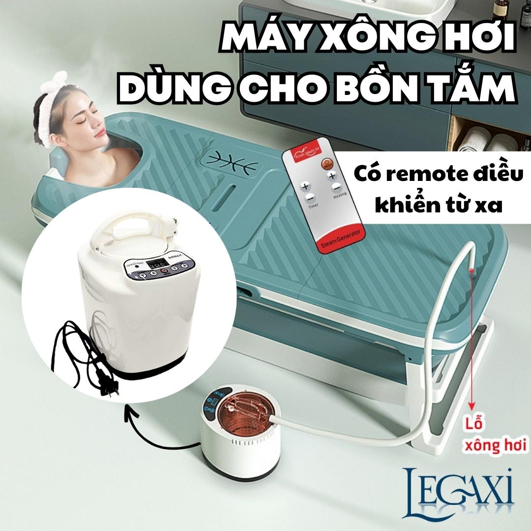 Hình ảnh Nồi xông hơi điện tại nhà xông hơi khử trùng thư giãn Spa tại gia tích hợp remote điều khiển từ xa Legaxi