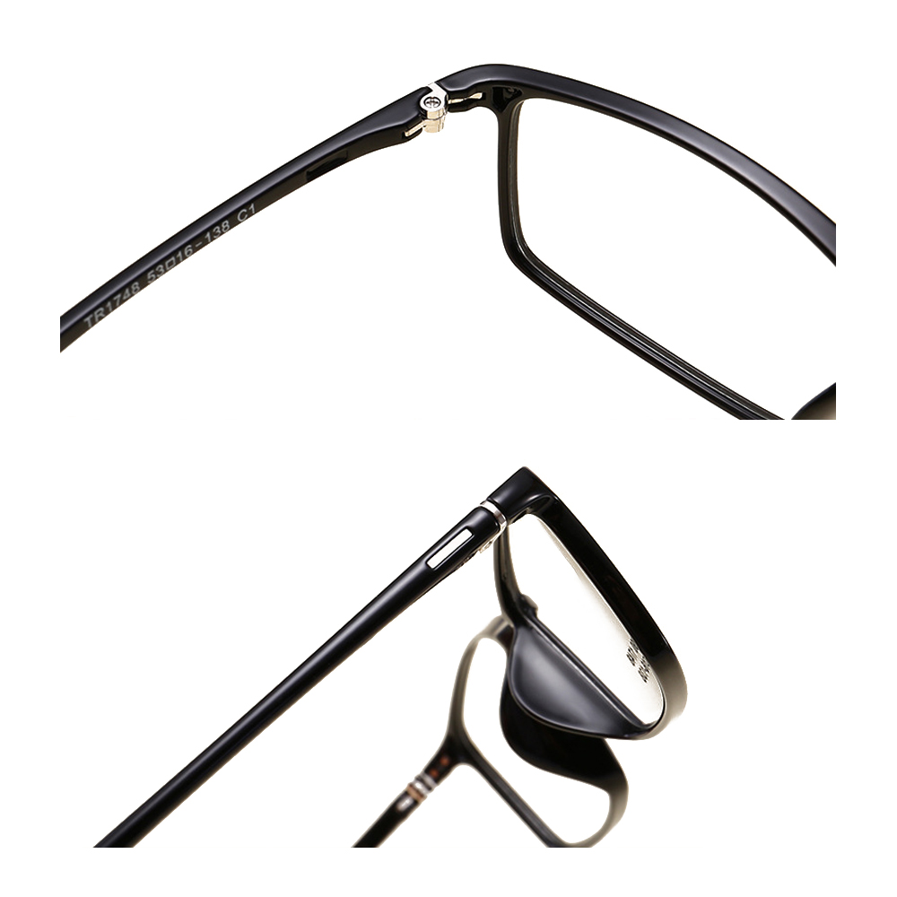 Gọng kính unisex nhựa TR90 thời trang TR1748