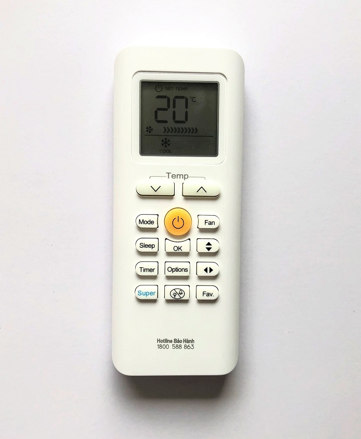 Remote Điều Khiển Máy Lạnh, Máy Điều Hòa Dành Cho Midea RG70A1/BGEF