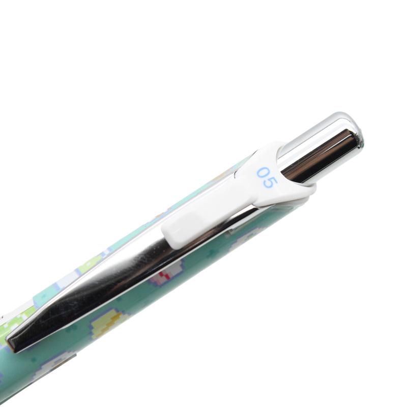 Bút Gel EnerGel Kawaii Pixel Art 0.5 mm - Pentel BLN75KW35-C - Café - Mực Xanh