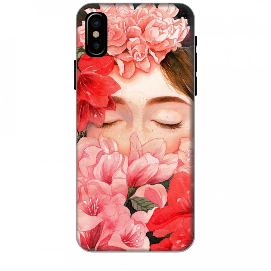 Ốp lưng dành cho điện thoại IPHONE XS MAX Nàng Hoa