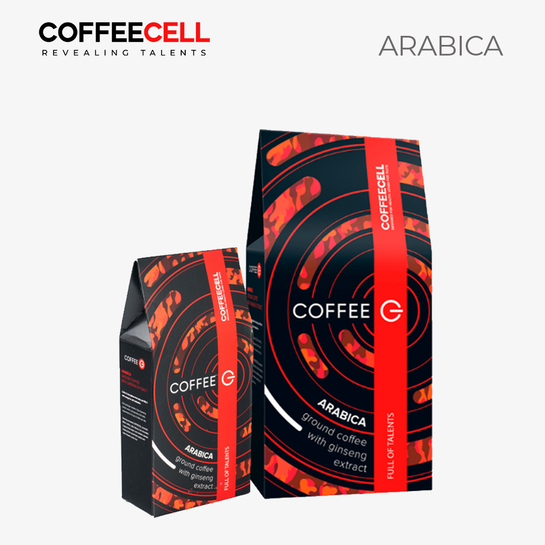 Cà Phê Rang Xay Coffee G Arabica với Nhân Sâm Hoàng Đế - COFFEECELL - Hàng Chính Hãng
