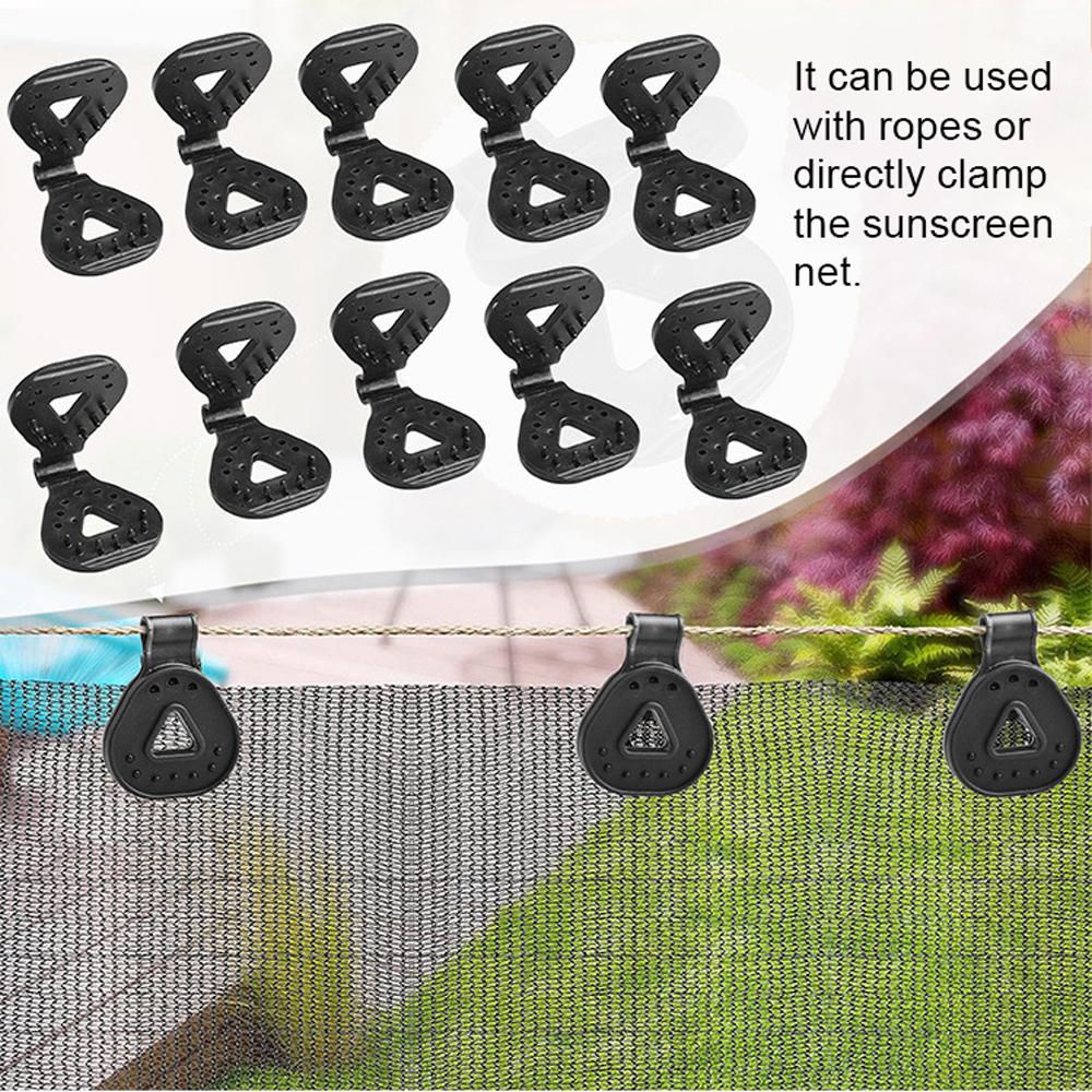 Greenhouse Film Clip Agriculture SunShade Clips Insects Net Clip Insectsproof Screen Fixing Clamp Shading Cover Net Clip