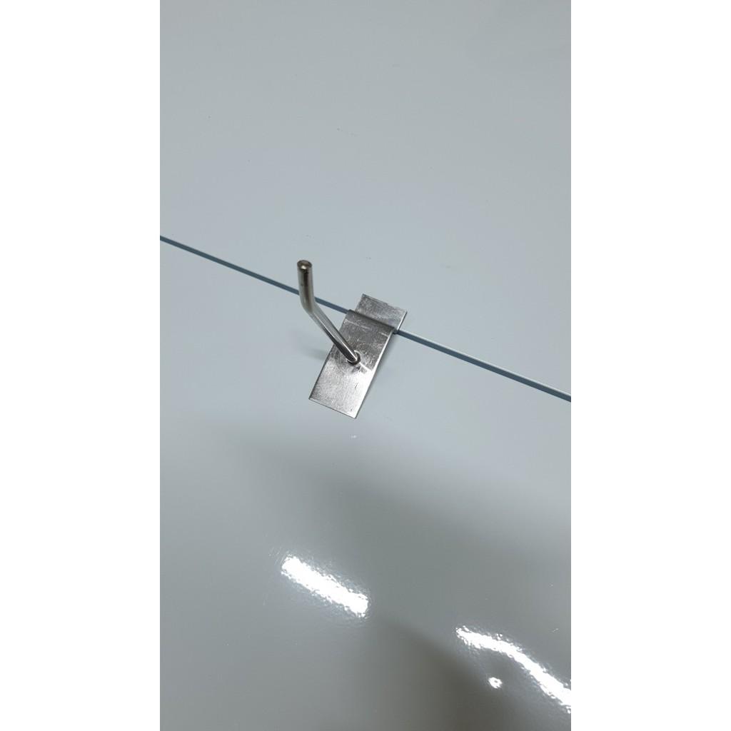 Móc treo cài vách, khe, rãnh inox chuẩn không lo bị gỉ dùng treo phụ kiện, treo đồ , treo hàng