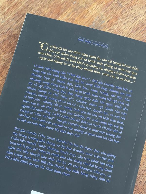 Sách - Đại gia Gatsby (Nhã Nam HCM)