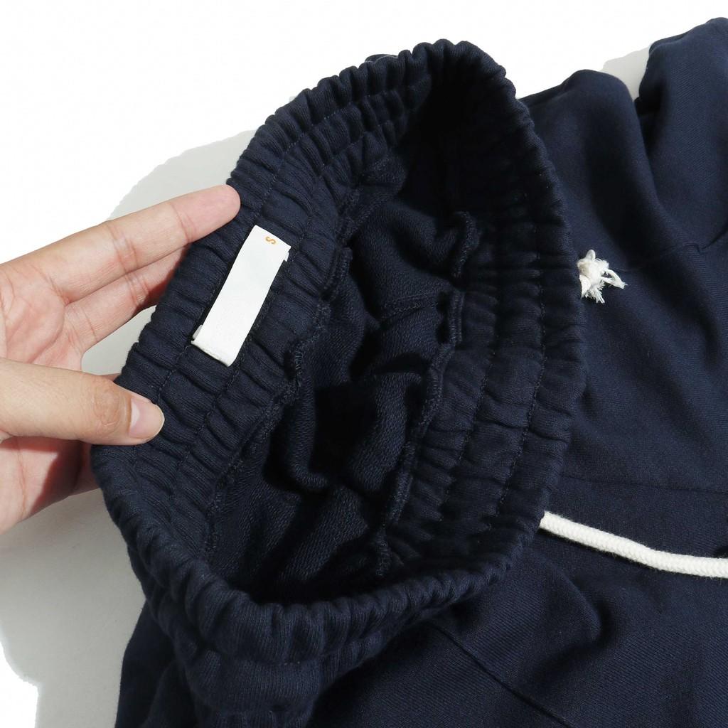 Quần Short Cotton Nam Xanh Navy BY COTTON Navy Cotton Shorts