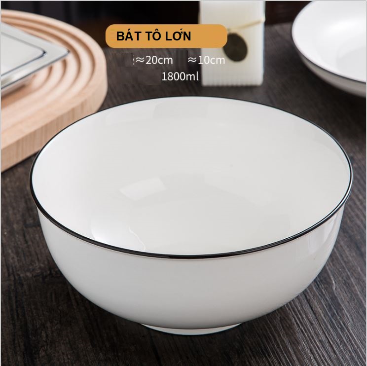 Set 22 chi tiết trắng viền đen phong cách Bắc Âu