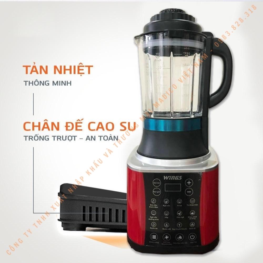 Máy nấu sữa hạt WINGS LM-358H với 10 chức năng nấu công suất 1800W - Hàng nhập khẩu