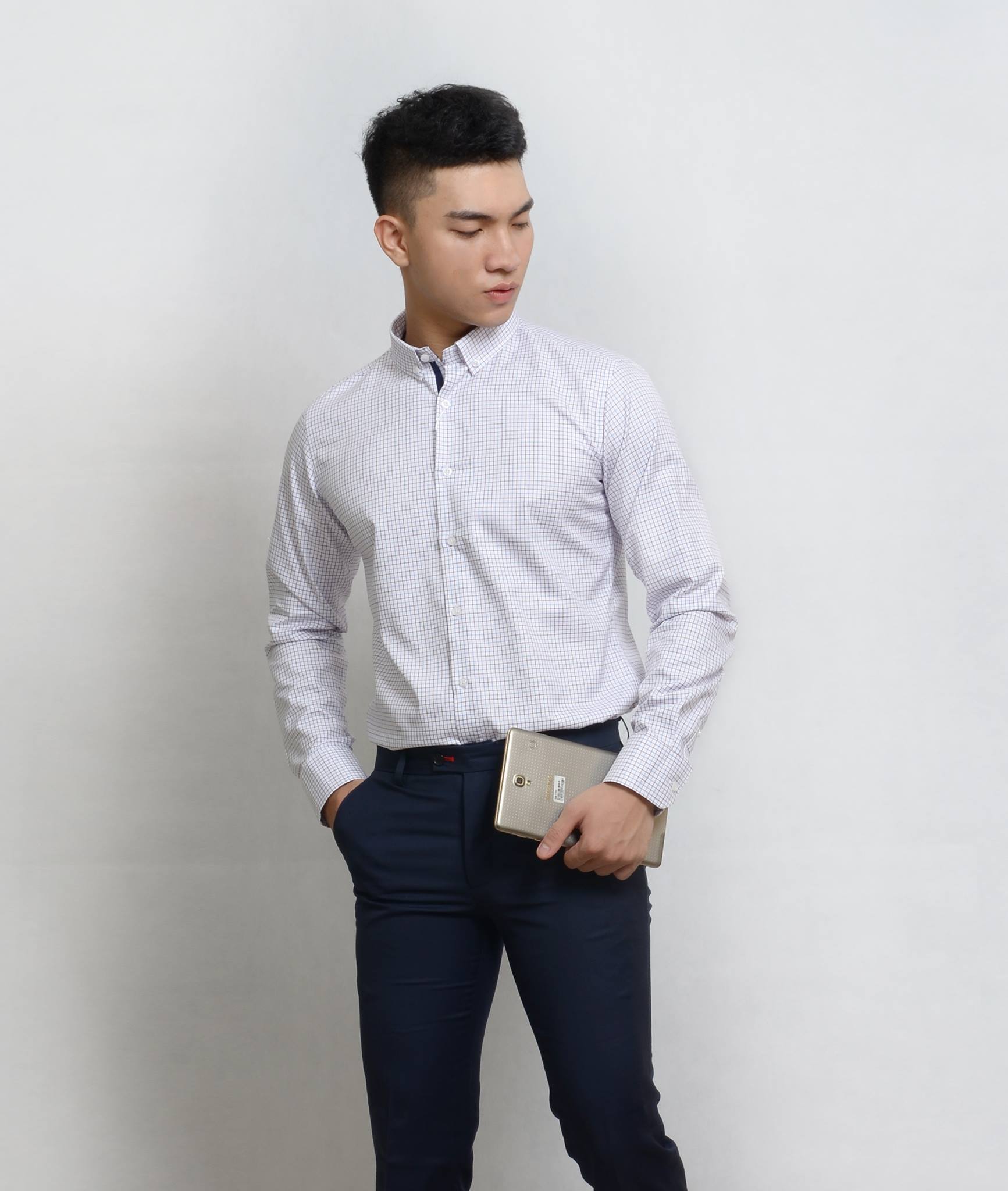 Áo sơ mi dài tay nam TUTO5 sơ mi công sở họa tiết sọc kẻ Slim fit Shirt cotton chống nhăn cao cấp phong cách trẻ trung, nam tính