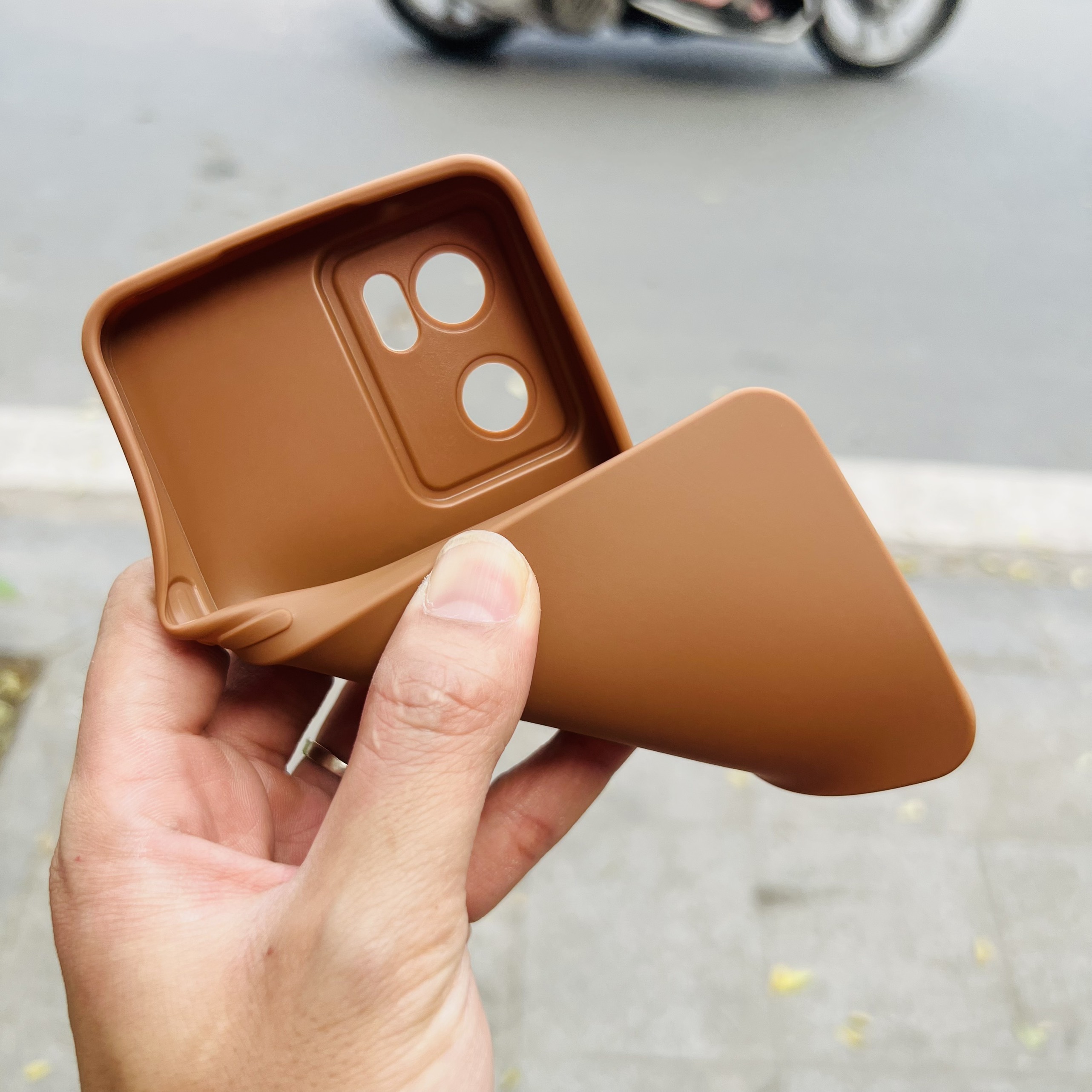 Ốp Lưng Dẻo Màu Bảo Vệ Camera Cho OPPO Reno7 Z 5G, Reno7 5G Cao Cấp Không Bám Vân Tay
