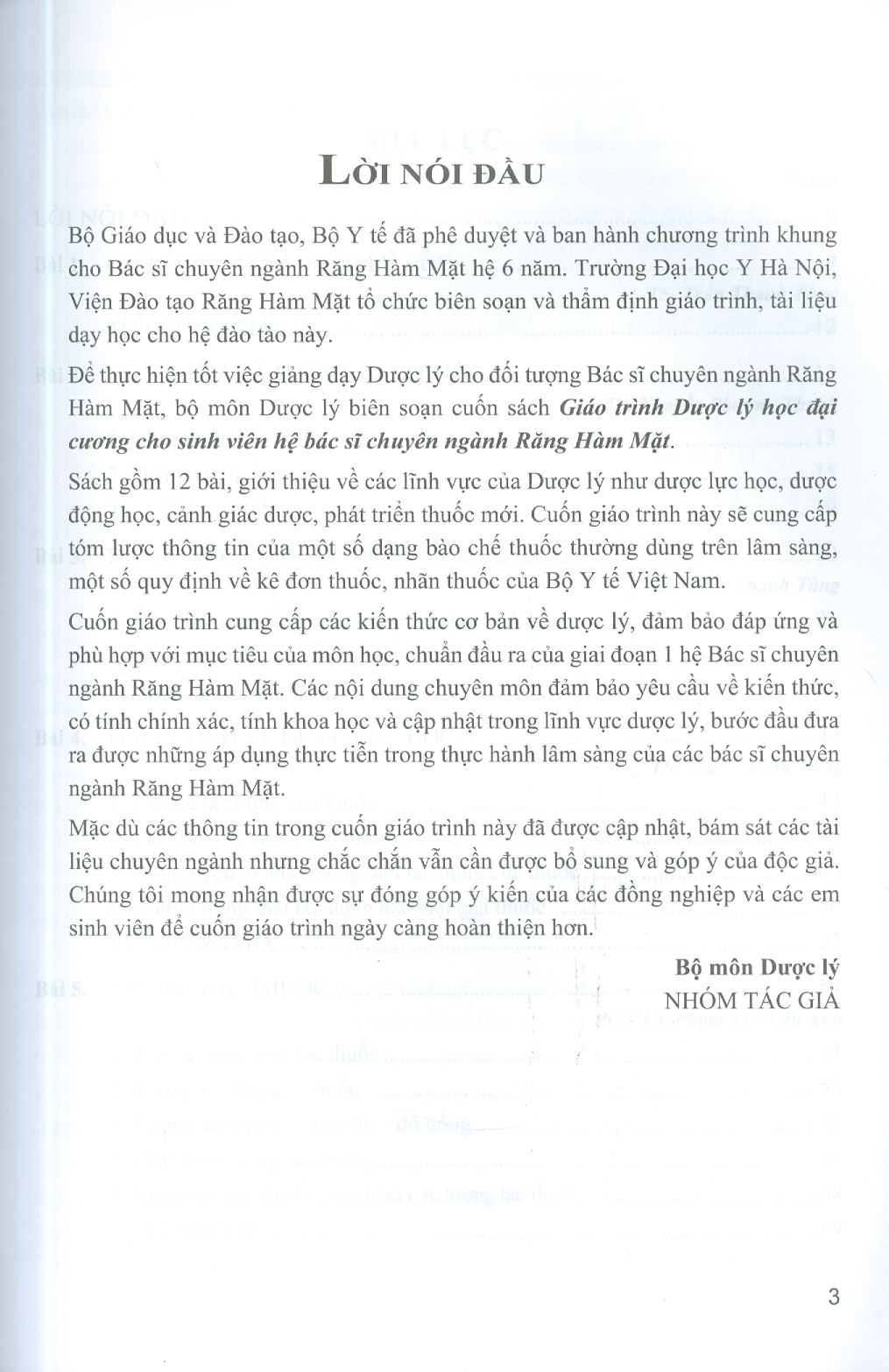 Giáo Trình Dược Lý Học Đại Cương Cho Sinh Viên Hệ Bác Sĩ Chuyên Ngành Răng Hàm Mặt - ảnh 4