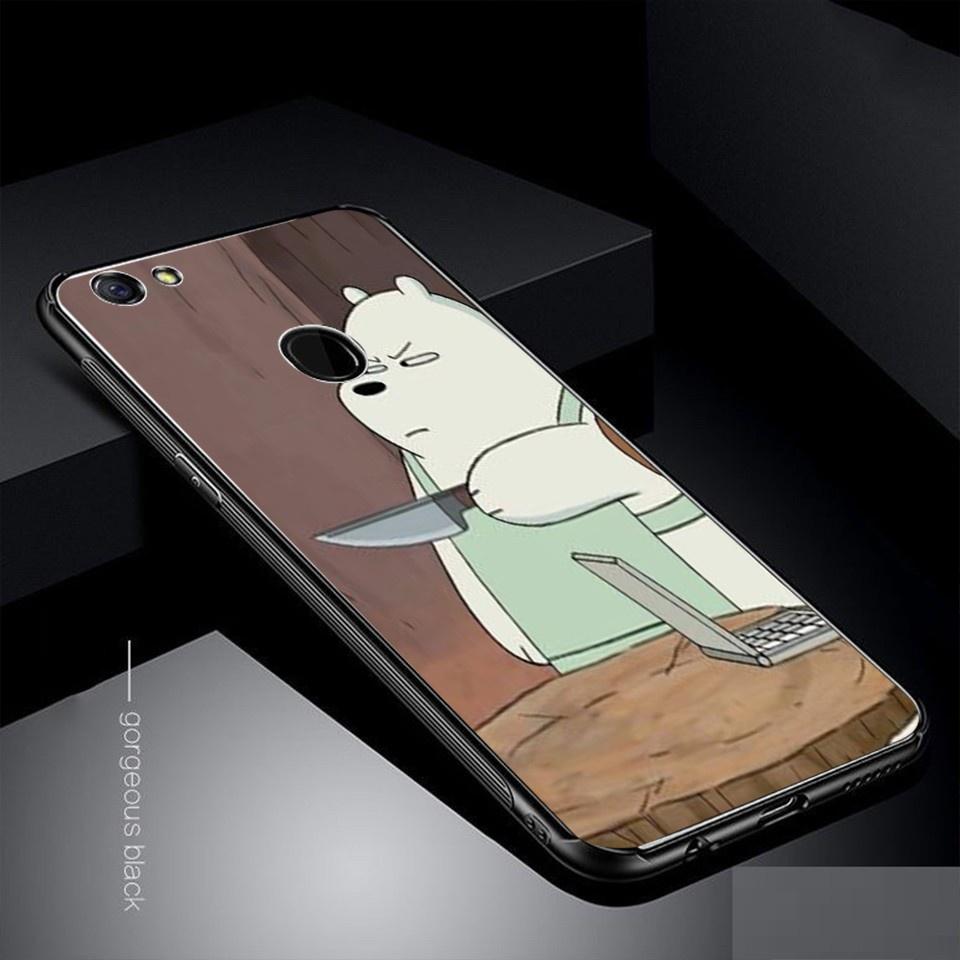 Ốp lưng in hình gấu dành cho Oppo F9 - A7 ...