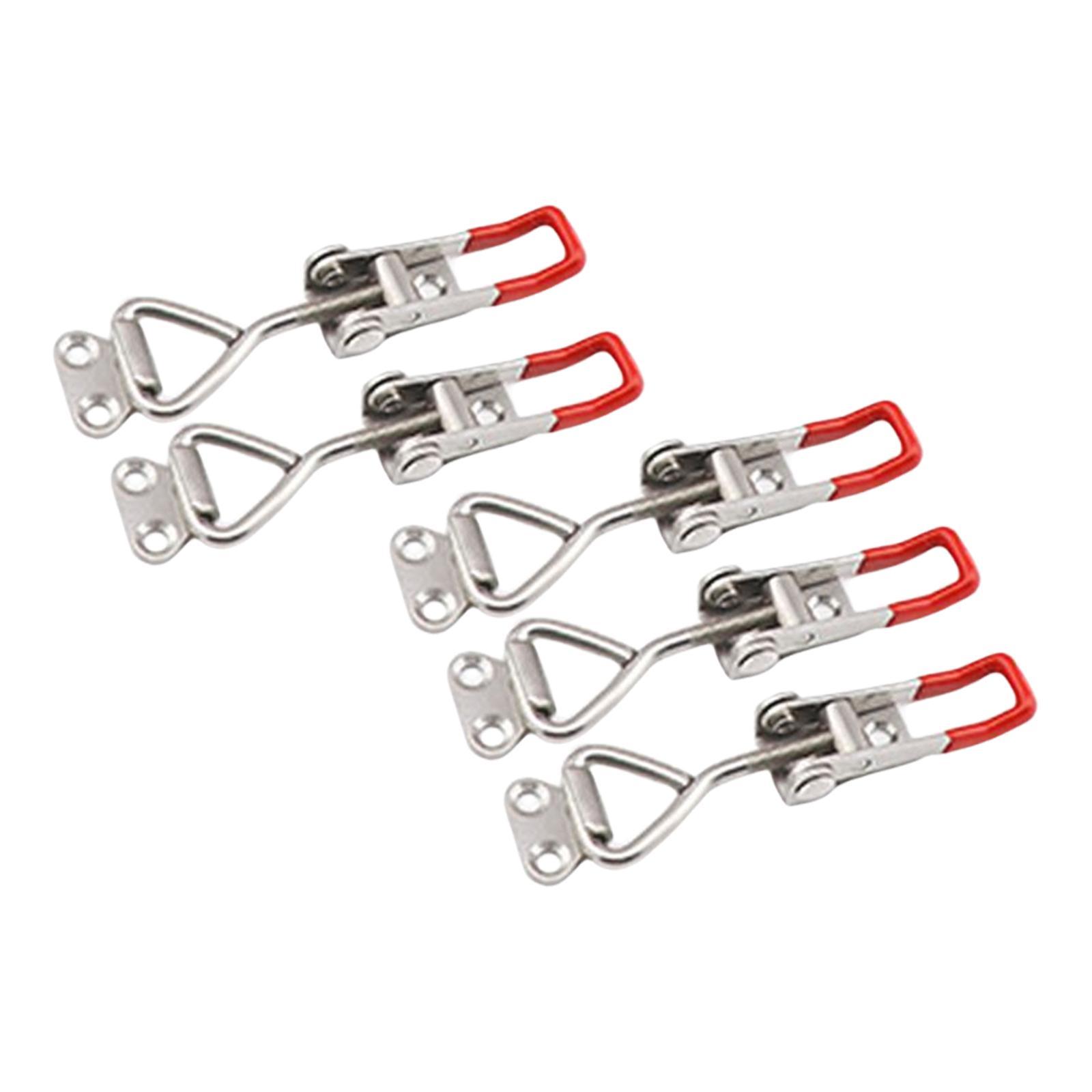 5x Push Pull Action Toggle Clamp Steel Quick Release  Slip for  Case