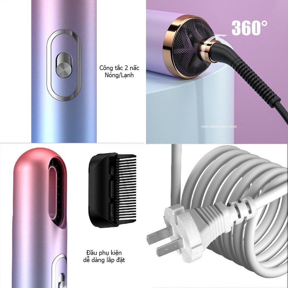 Máy sấy tóc tạo kiểu đa năng 3 in 1