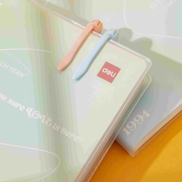 Sổ Ghi Chép Văn Phòng Bìa Nhựa Chống Nước Màu Pastel Deli - Phù Hợp Làm Sổ Kế Hoạch Planner, Nhật Kí, Tập Vở Ghi Chép Bullet Journal - EN154