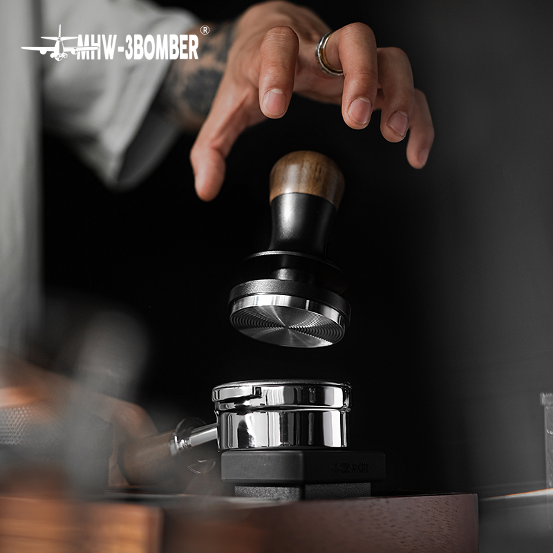 Tamper Nén Cà Phê Gỗ Óc Chó 51mm/ 53mm/58.35mm MHW-3BOMBER | FLASH CONSTANT PRESSURE TAMPER