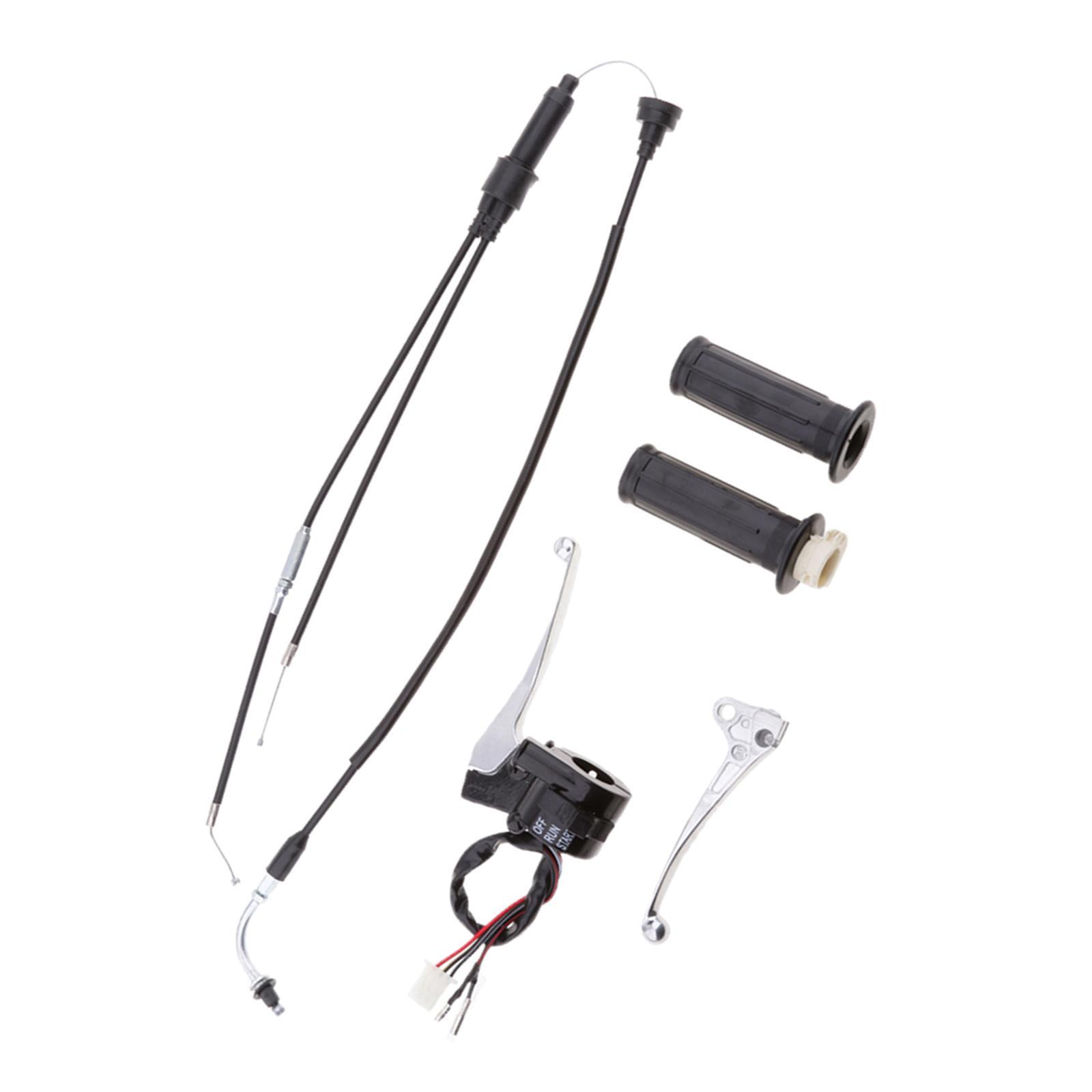 Twist Throttle Housing Switch Right ＆ Left Brake Lever for  PW50 PY50