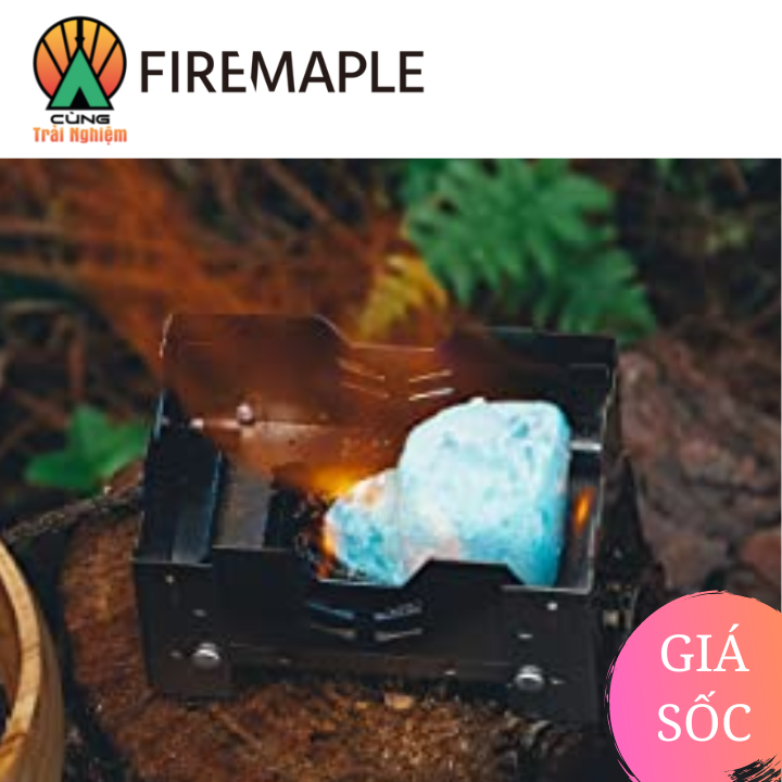 Bếp cồn Firemaple chất liệu titan siêu nhẹ 71g Lotus Titanium Solid Alcohol Stove FMS-LOTUS