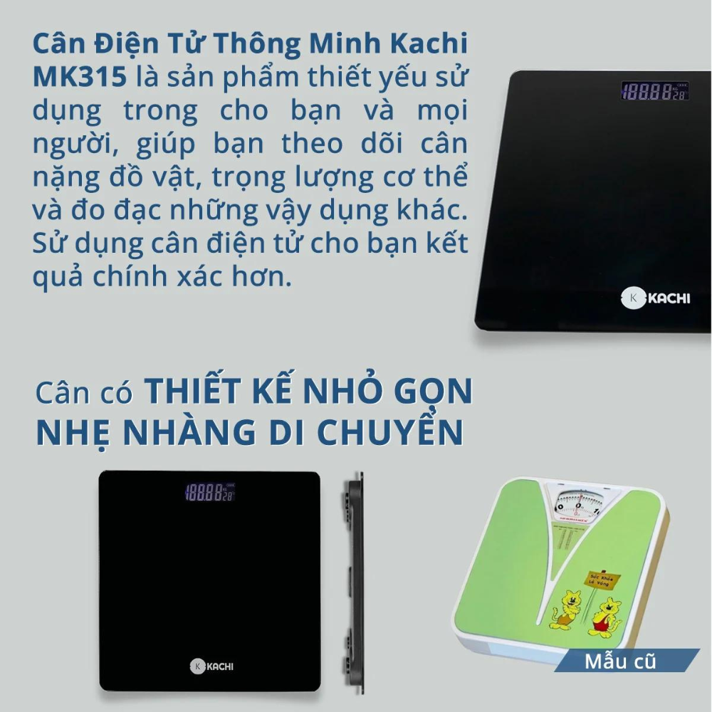 Cân Điện Tử Thông Minh Kachi Mk315