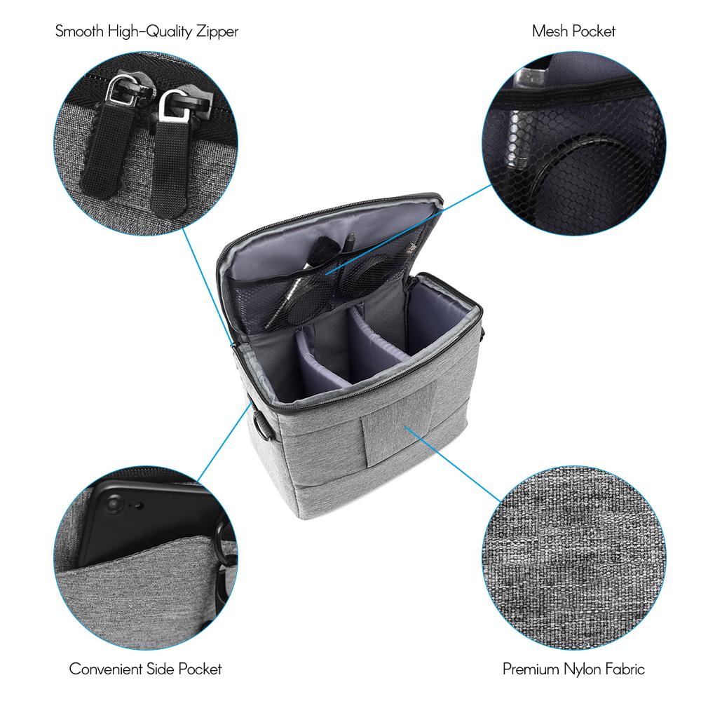 Hình ảnh Túi máy ảnh SLR / DSLR Đệm vai  Hộp đựng bánh răng Chống nước
