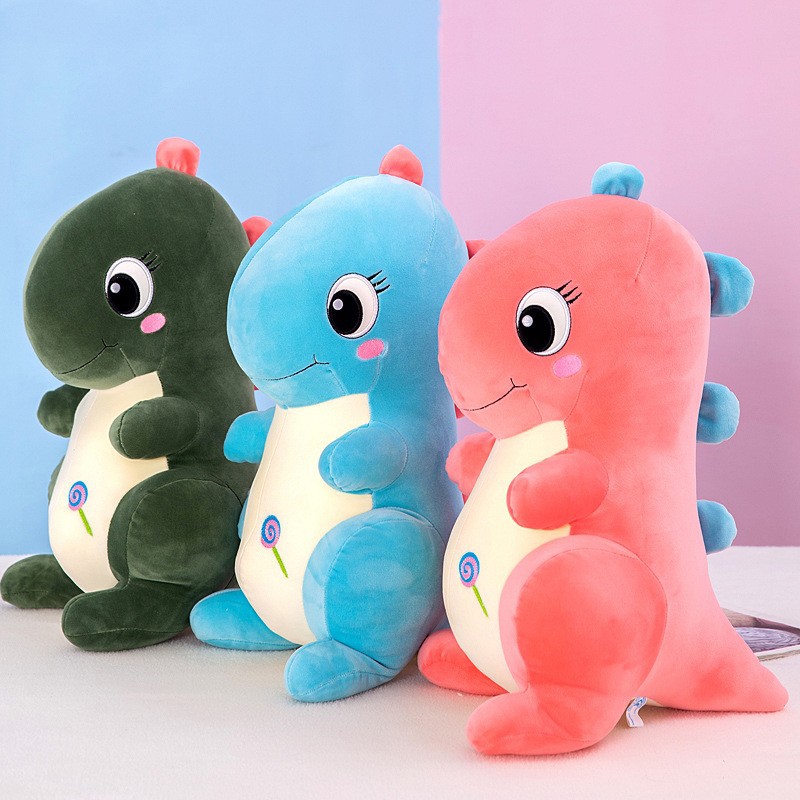 Gấu bông khủng long Baby ngồi siêu dễ thương mềm mịn (25cm---&gt;50cm) vải miniso 4 chiều cao cấp êm ái, hàng xịn loại 1 an toàn cho trẻ nhỏ