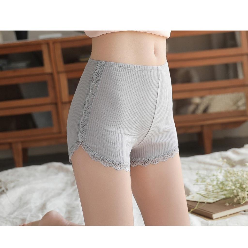 Quần Mặc Váy Cao Cấp Tada Cotton Tăm Viền Ren Co Giãn 4 Chiều