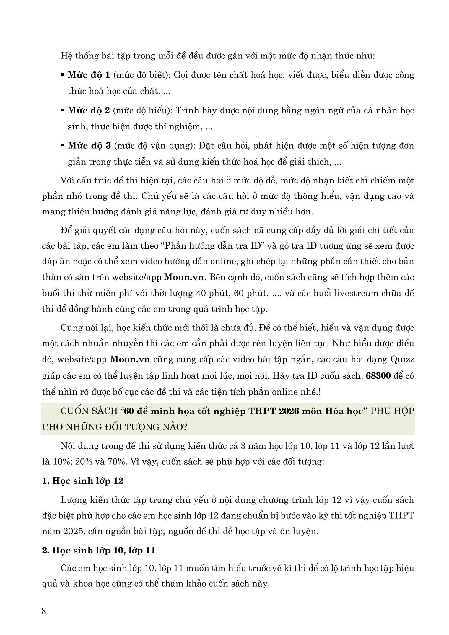 Sách - 60 Đề Minh Họa Tốt Nghiệp THPT 2026 - Môn Hóa Học - ảnh 10