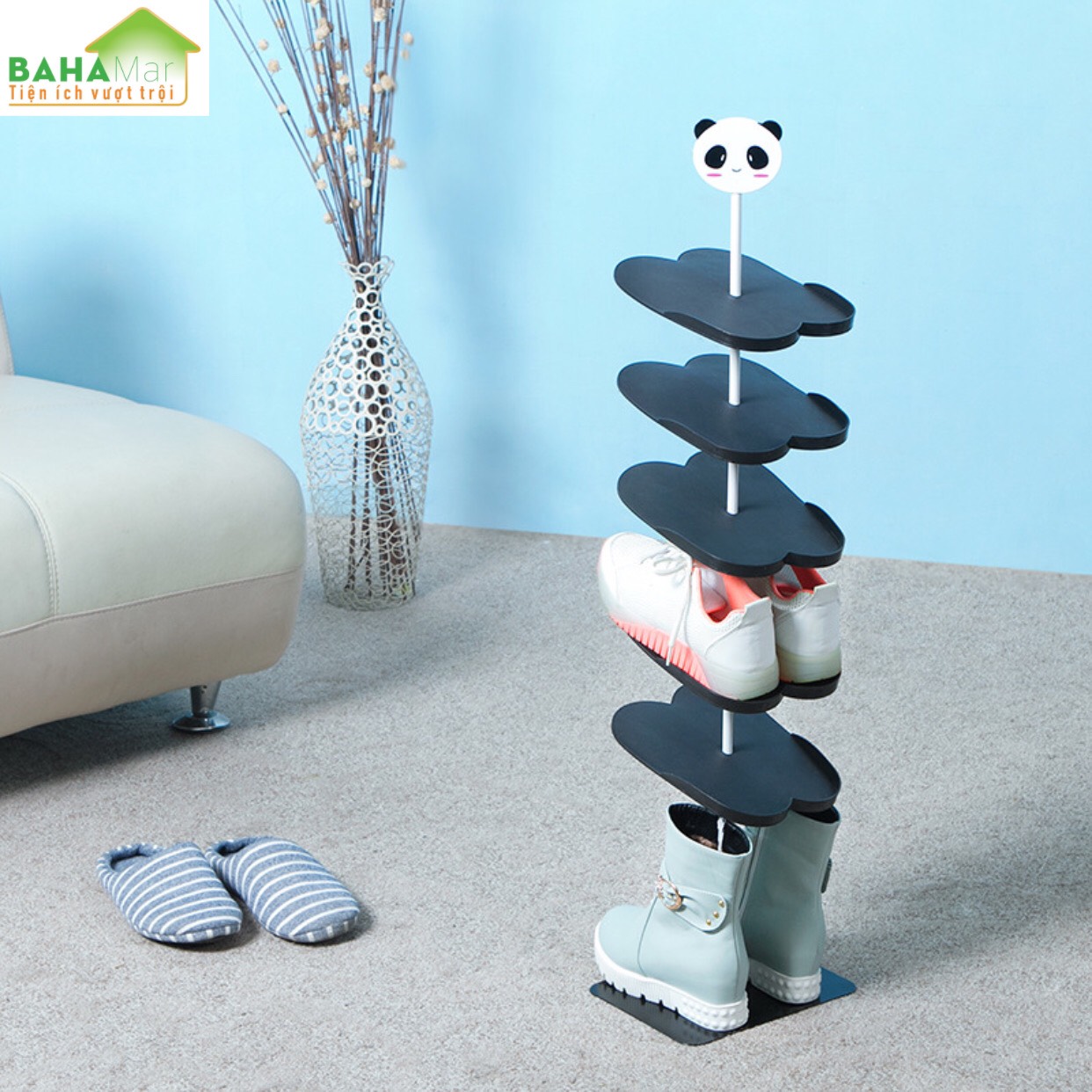 KỆ ĐỂ GIÀY DÉP ĐỨNG TIẾT KIỆM KHÔNG GIAN "BAHAMAR" Kệ để giày dép đứng di động, tiết kiệm không gian để giày dép có thể dùng trang trí tạo sinh động cho ngôi nhà