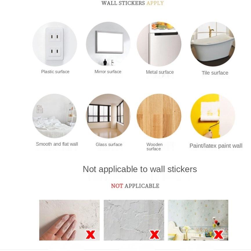 Miếng dán tường trang trí giáng sinh thiết kế hình quả thông dễ thương