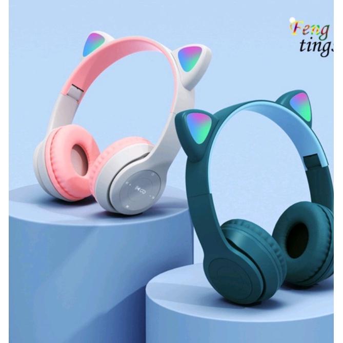 Tai Nghe Bluetooth 5.0 Không Dây Hình Tai Mèo P47